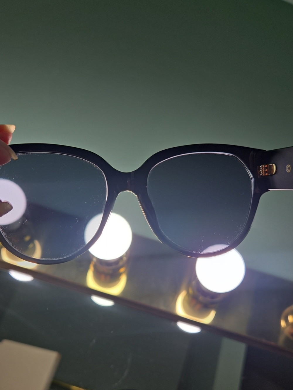 Dior Wildior S2U Black Oversized Cat-Eye Sunglasses - Picture 14 of 14